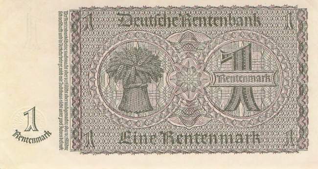1 Rentenmark 1937 ro.166b S